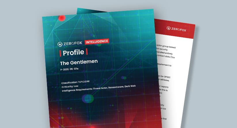 The Gentlemen: A ZeroFox Intelligence Threat Actor Profile